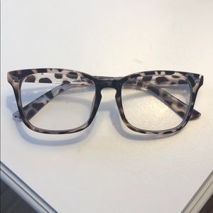 TIJN Unisex Square Non-Prescription Glasses